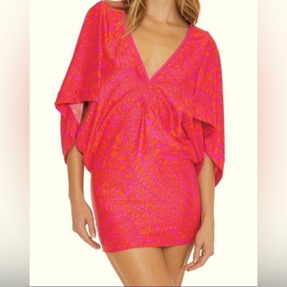 TrinaTurk TRELLIS SWIM Tunic Dress
